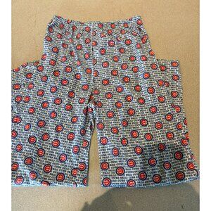 Youth Chicago Cubs MLB Logo Baseball Lounge Pant Pajama 12-14